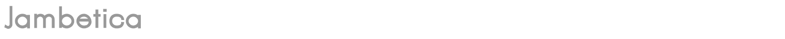 Jambetica font preview